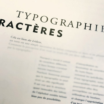 Qualité typographique pour les éditeurs de livre